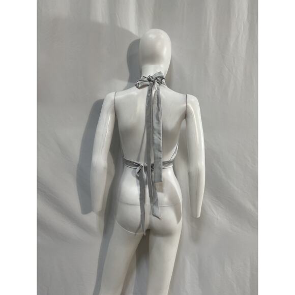 L'Idee 'Renaissance' White Polyester Top Size 10/M - Picture 3 of 5